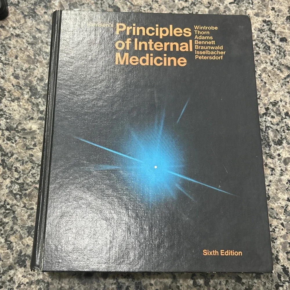 Harrison's Principles of Internal Medicine Sixth Edition Hardcover Good